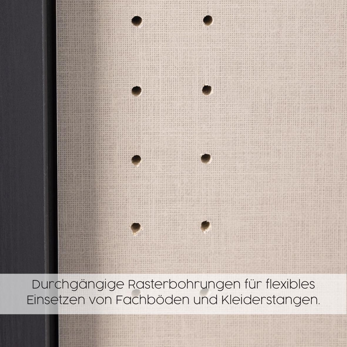 Rauch Möbel Celle, Kleiderschrank für Schlafzimmer, Kinderzimmer, Babyzimmer, Garderobe, Flur, 3-türig, 6 Schubladen, Farbe Hochglanz Weiß/Weiß, Breite 136 cm